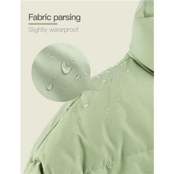 Women’s Winter Cropped Puffer Jacket – Short, Warm Quilted Coat - Picture 5 of 7